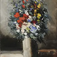ヴラマンク「花瓶の花」 56×47 ㎝