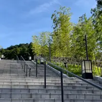 長門湯本温泉 竹林の階段の写真・動画_image_1009276