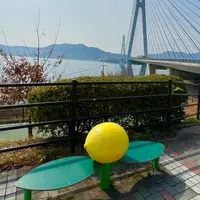 レモンのベンチ（多々羅大橋）の写真・動画_image_1306484