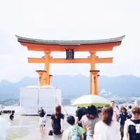 嚴島神社 大鳥居の写真・動画_image_194747