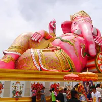 Wat Saman Rattanaram（ワット･サマーン･ラッタナーラーム ／ピンクガネーシャ） の写真・動画_image_684386