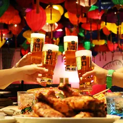 アジアの屋台村でビアガーデン「サナギの夏祭り」開催！ビュッフェスタイルでアジアン料理・日本料理を楽しめる
