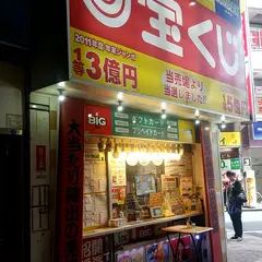 神田駅ガード下 宝くじ売り場