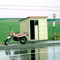 野宿する