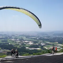 赤岩パラグライダースクールテイクオフ