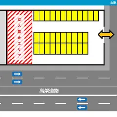 タイムズのB 北港１丁目３駐車場