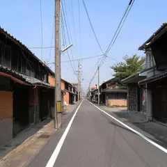 羽島の古い町並み