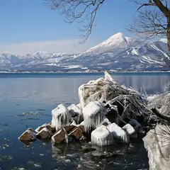 猪苗代湖しぶき氷