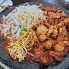 해가솥뚜껑쭈꾸미