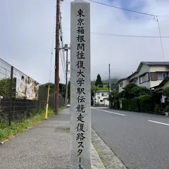 東京箱根間往復大学駅伝競走往路ゴール・復路スタート碑