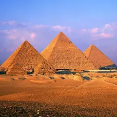 Panoramic View of the Pyramids