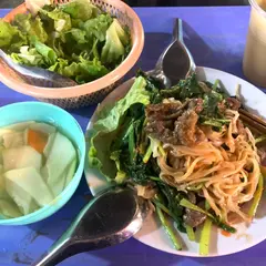 Phở xào bắp bò hàng buồm trang mèo
