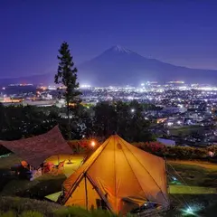 富士山と夜景のキャンプ場 桂の森CAMPERSFIELD