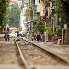 Hanoi Train Street (Southern)