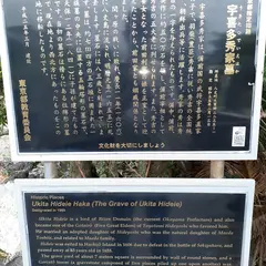 宇喜多秀家の墓