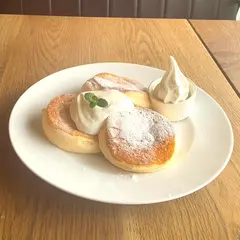パンケーキ＋カフェラテ