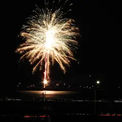 やっさ祭り花火打ち上げ