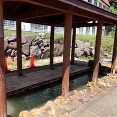 然別湖足湯