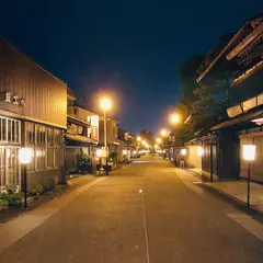 岩瀬の古い町並み（大町新川町通り）