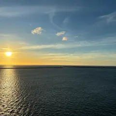 安謝新港 夕日スポット
