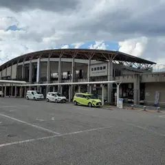 会津田島駅前