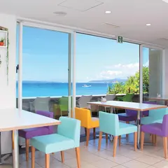 Beach Cafe Terrace Diamond Blue