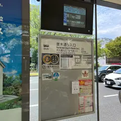 並木通り入口（バス）