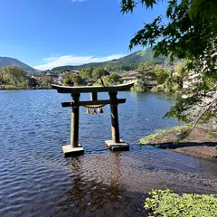 水上鳥居(天祖神社)