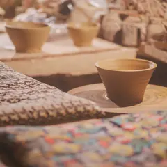 庵地焼 旗野窯