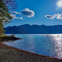 湖畔園地(立木観音入口)