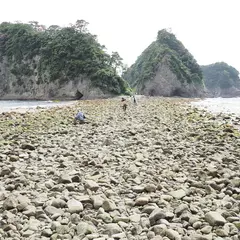 三四郎島のトンボロ