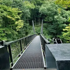 巨岩吊り橋