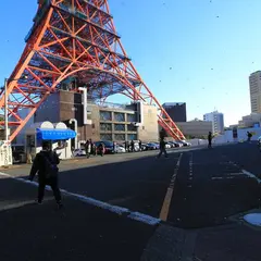 東京タワー大型バス駐車場