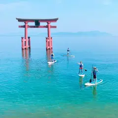 琵琶湖 白ひげ浜 SUP（サップ・スタンドアップパドル）体験会場