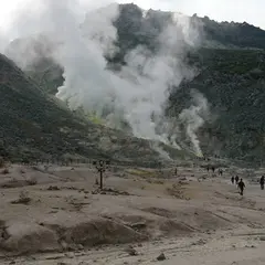 硫黄山駐車場