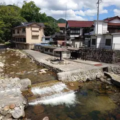 奥津温泉 河原の露天風呂