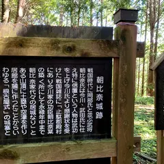 朝比奈城跡