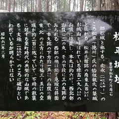 松平城(松平氏城館)跡