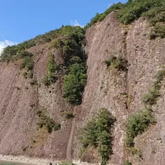 南紀熊野ジオパーク 古座川町 古座川の一枚岩