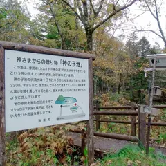 神の子池駐車場
