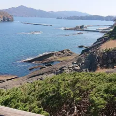潮吹穴の展望台