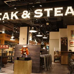 熔岩焼１ポンドステーキと手ごねハンバーグ ステーキ ステーキ