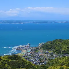 東京湾を望む展望台