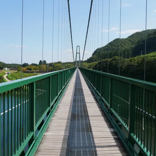 森林の駅　もみじ谷大吊橋