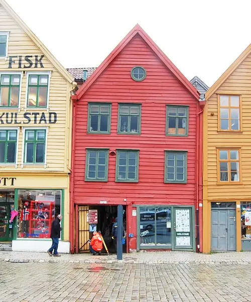 ノルウェーの世界遺産ブリッゲン地区と町歩き