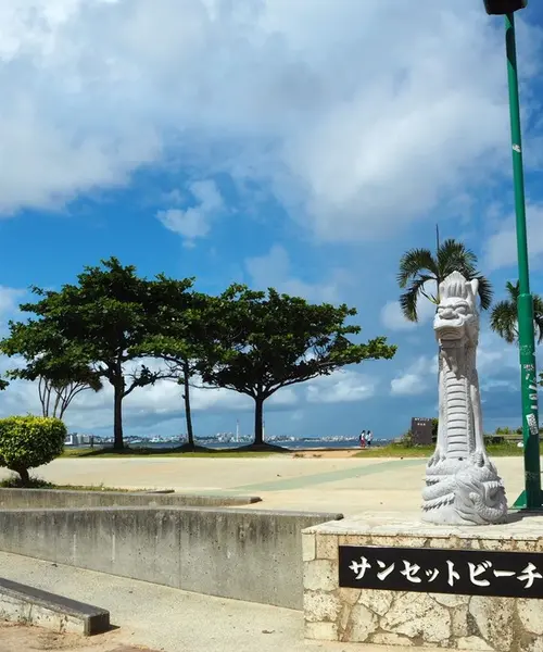 沖縄海沿いドライブー！