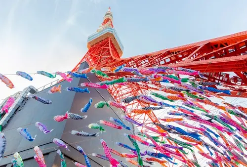 東京タワーこいのぼりとBEER祭2023 芝公園と増上寺パワースポットめぐり