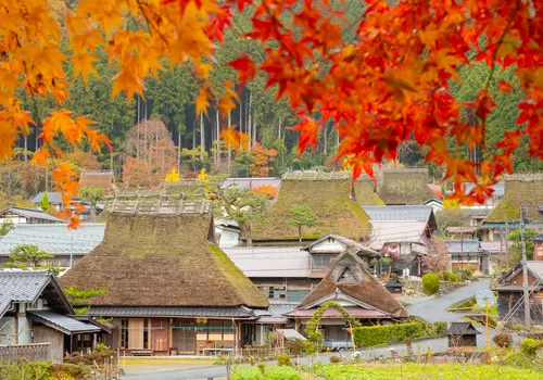 【京都・美山】日本の原風景をおやつをつまみながら散策♪ 地元ガイドとめぐる「かやぶきおやつさんぽ」