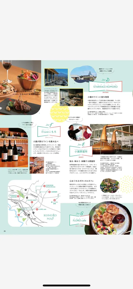 スポット内のおすすめ