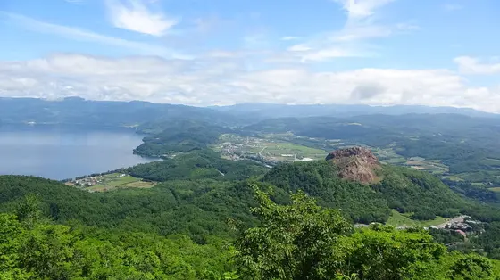洞爺湖と昭和新山